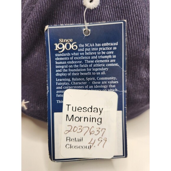 NWT Penn State Nittany Lions Hat Cap Strap Back Adjustable College Football Blue - Picture 3 of 8